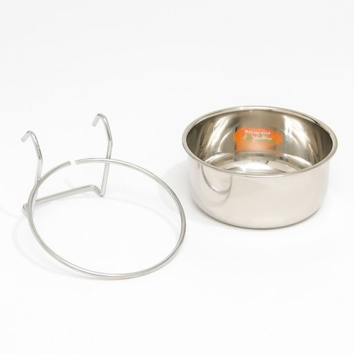 Миска металлическая с креплением 600 мл - Пижон фото 4