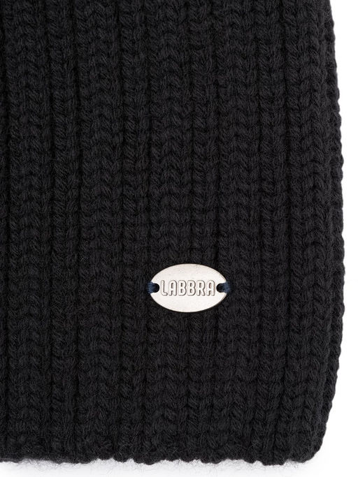 Шапка жен. шерсть+акр LB-A53071 black