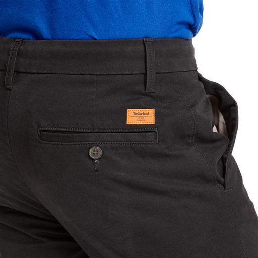 Брюки Timberland Chino Pant Twill Squam Lake Stretch Straight черные  фото 11
