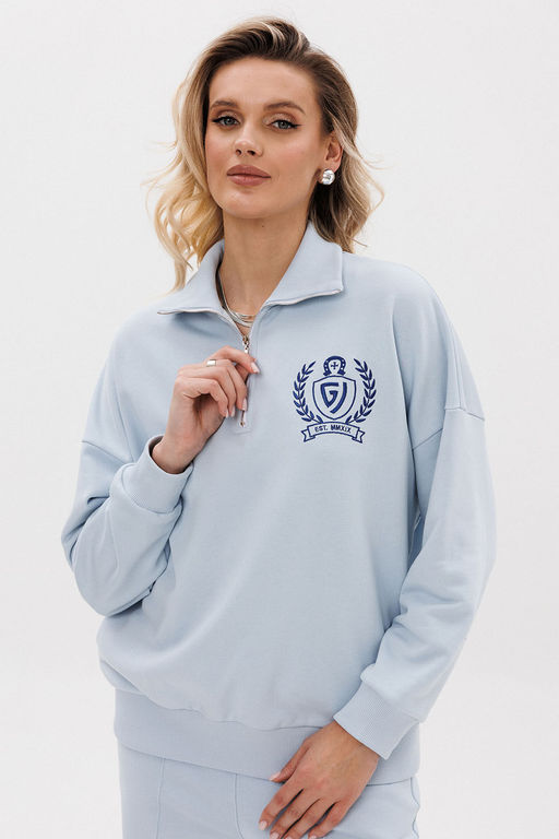 Джемпер GO F4077/29-1413.164-170 голубой