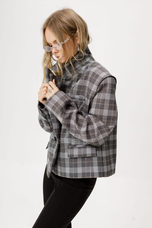 Жакет Pirs 6381 серый  фото 3