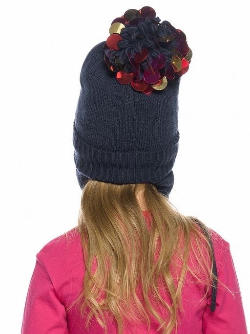 PELICAN, шапка для девочек, Синий  фото 3