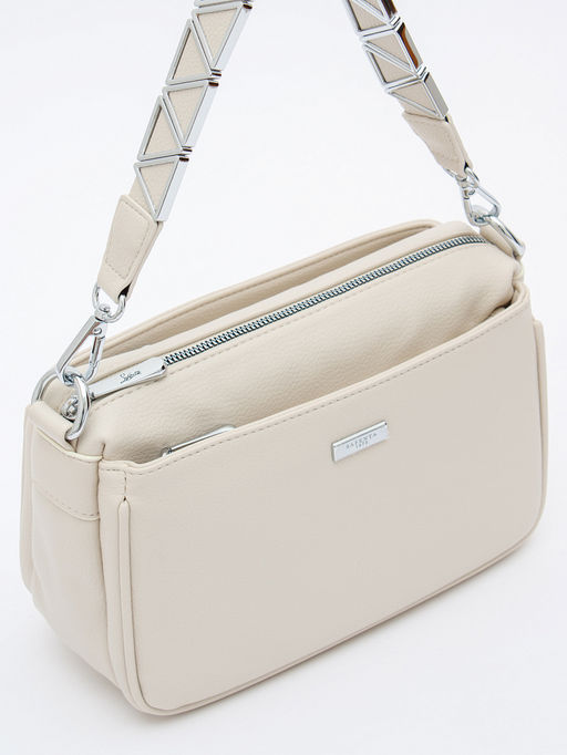 Сумка 28214 white Velina Fabbiana-Safenta