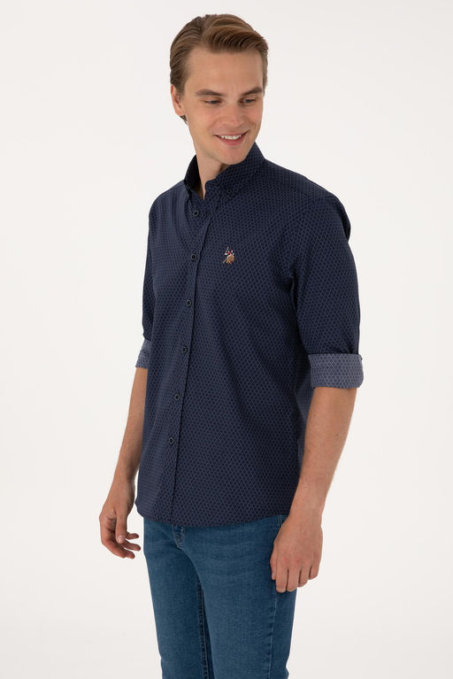 Erkek Lacivert Uzun Kollu G_mlek - U.s. polo assn фото 3