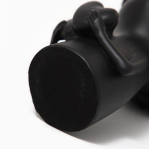 Бюст полистоун Фигура: Человек с сердцем, чёрная, 12?6.5?22 см