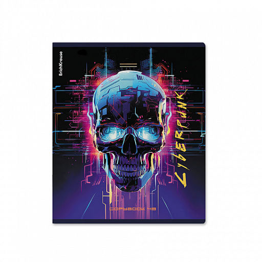 Цена за 5 шт. Тетрадь общая ученическая ErichKrause Cyberpunk, 48 листов, клетка, металлизированная ламинация+твин-лак_MIX-PACK  фото 7