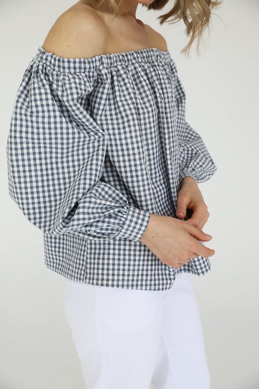 Блузка со спущенными плечами - Looklikecat фото 7