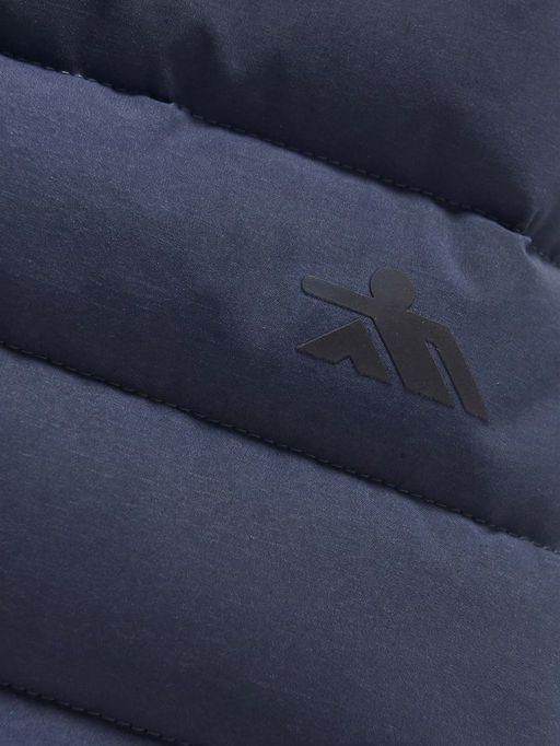 Куртка мужская стёганая с капюшоном с графеновой подкладкой темно-синего цвета 9623_1TS