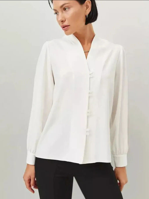 Блуза с вырезом OD-735-6 - Tantino фото 17