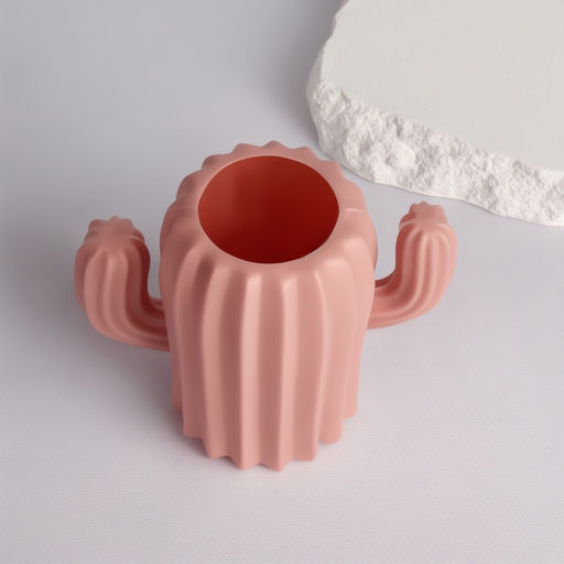 Подставка для хранения косметики «Кактус», 11.5×13×7 см, МИКС