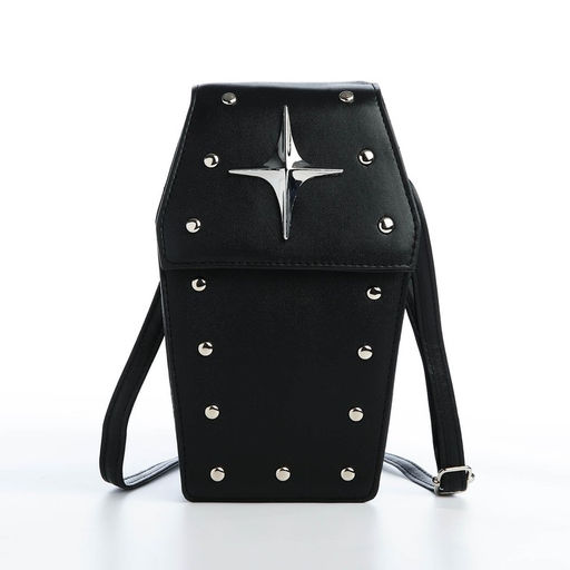 Сумка молодёжная на магните, цвет чёрный - Simaland фото 3