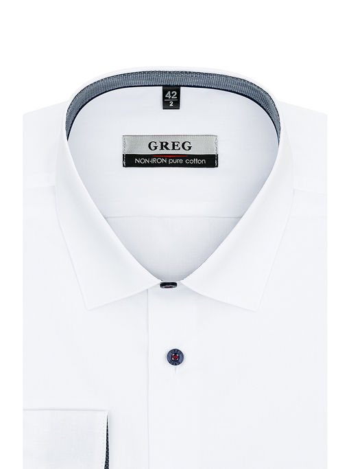 Сорочка мужская длинный рукав GREG 100/231/4026/Z/1p