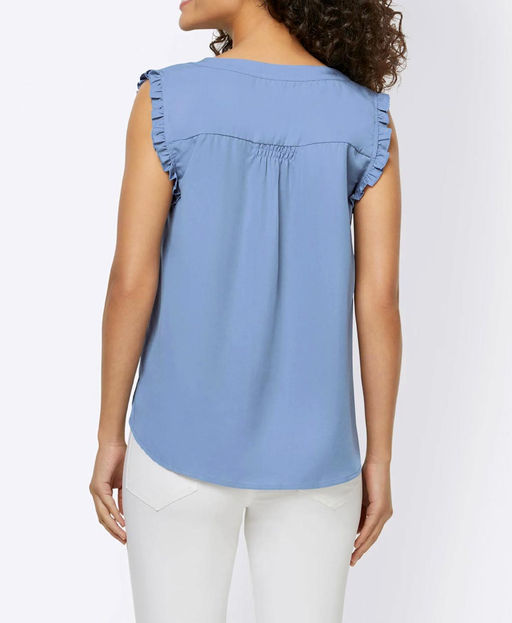 Топ, голубой - Linea tesini фото 4