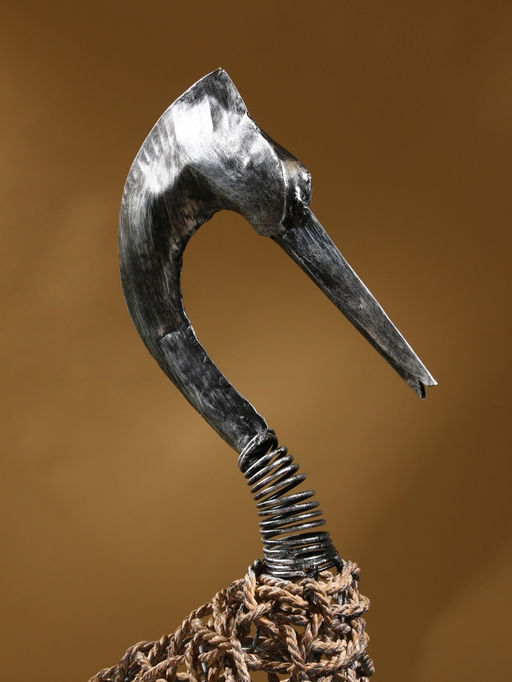Сувенир плетёный «Цапля», 30×16×125 см