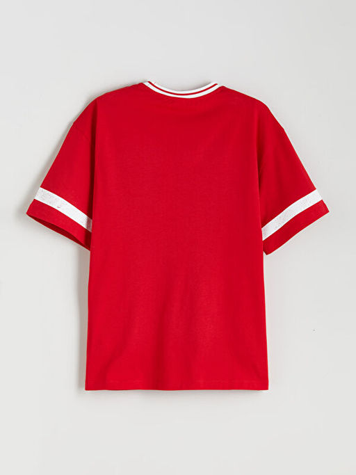 Bisiklet Yaka K?z ?ocuk Ti??rt