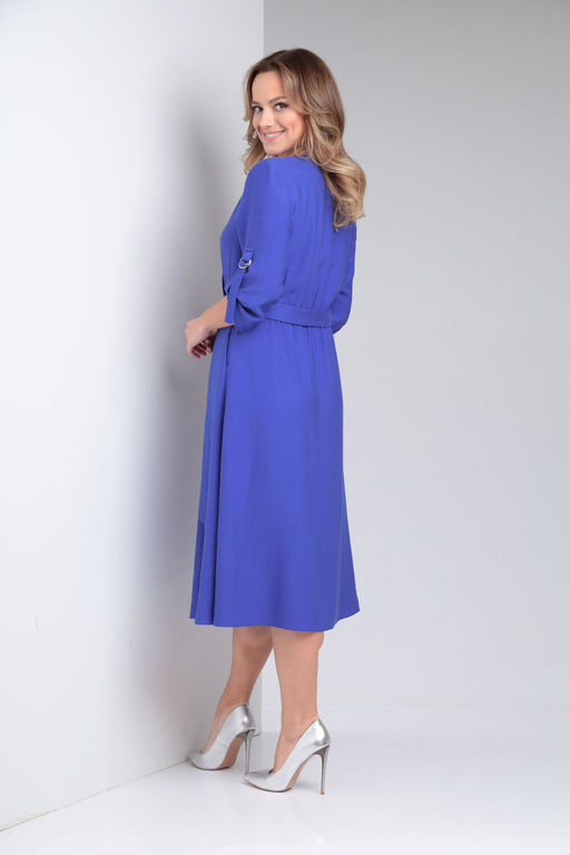 Платье AMORI 9795 электрик  фото 3