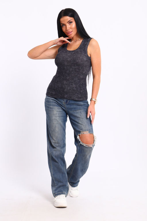 Майка Натали 74706 из хлопка с лайкрой  фото 4