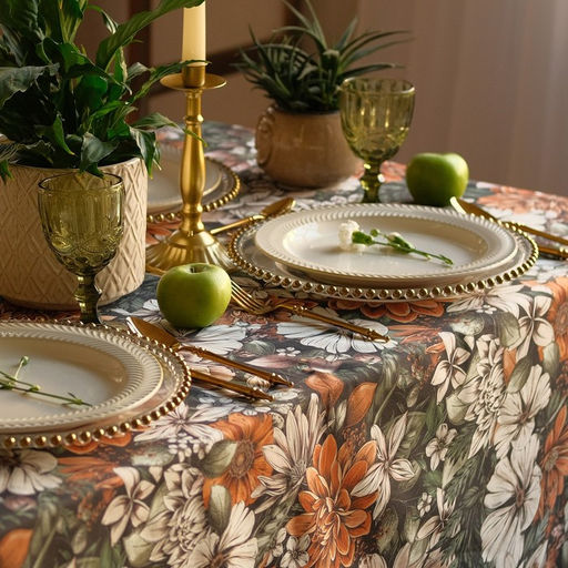 Скатерть Этель Meadow flower 145×180 см, 100% хлопок, саржа 190 г/м²