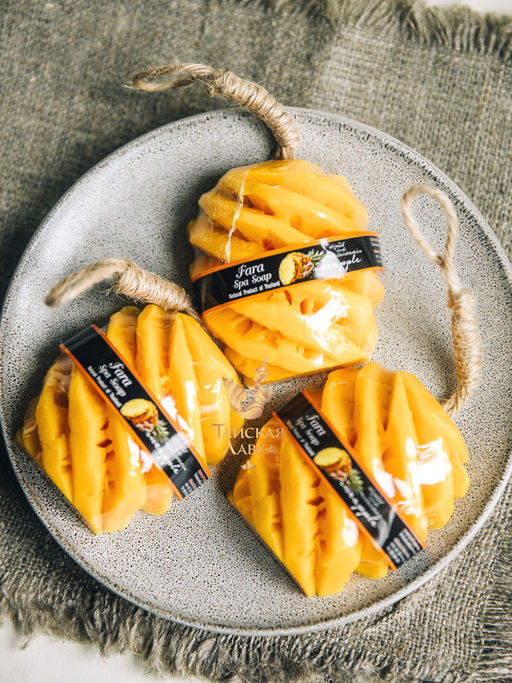 Натуральное мыло ручной работы "Ананас" 100 гр Новинка 12.04