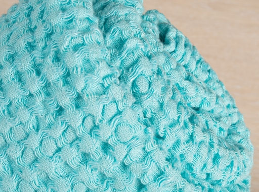 Полотенце 23С68-ШР/у./р. 75*130 "Зефир" цв. 700 рис. 415 светло-бирюзовый