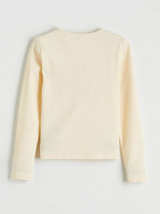 Bisiklet Yaka K?z ?ocuk Nak??l? Ti??rt