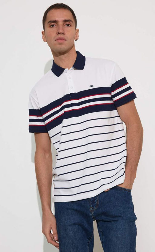 Футболка-поло F411-07-001 white - Fine joyce фото 2