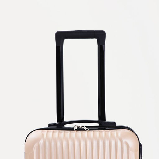 Чемодан малый 20, отдел на молнии, кодовый замок, цвет бежевый - Simaland фото 6