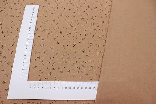 Теплый хлопок Анаис цв.миндальный, СОРТ2, ш.1.5м, хлопок-100%, 140гр/м.кв - Купава фото 3
