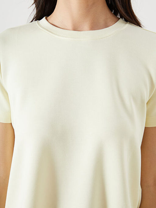 Bisiklet Yaka Kad?n Ti??rt