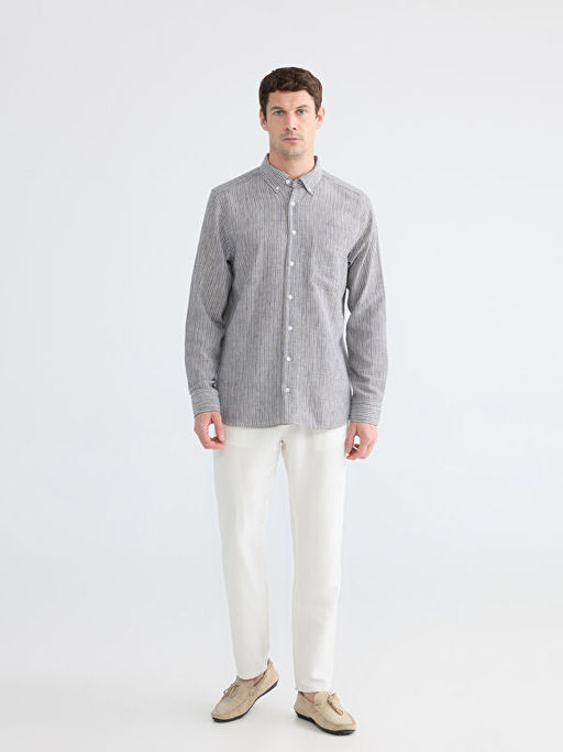 Рубашка мужская Regular Fit в полоску