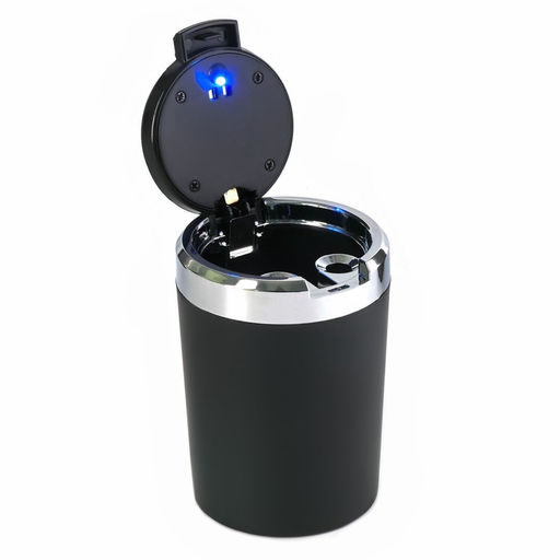 Пепельница для авто, с подсветкой Удачи на дороге, 7.5?10 см