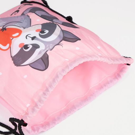 Мешок для обуви на шнурке, цвет розовый - Simaland фото 3