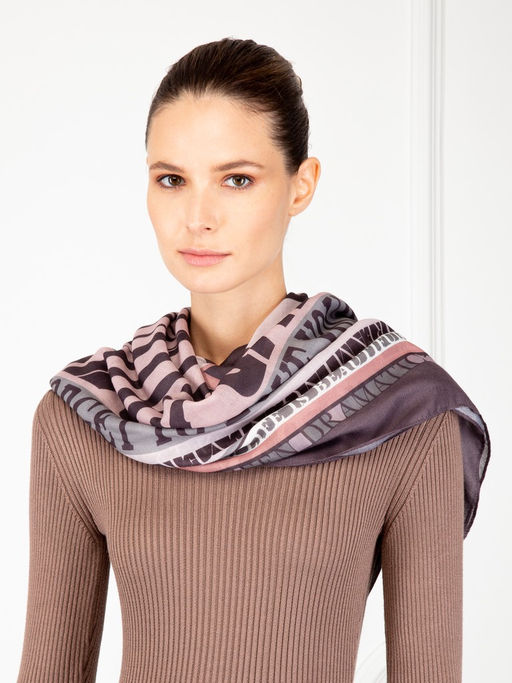 Платок жен. шелк+шерсть+мод 120х120 BL16-0688-16 - Eleganzza фото 4