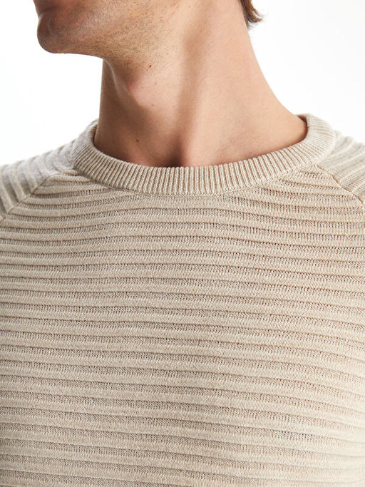 Bisiklet Yaka Erkek Triko Kazak