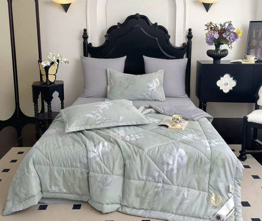 Одеяло Boris E-Shine Мако-Сатин с простыней и наволочками ODBORMS010 Евро