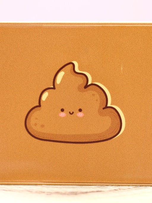 Обложка для студенческого Cute poop, плотность 600 мкм