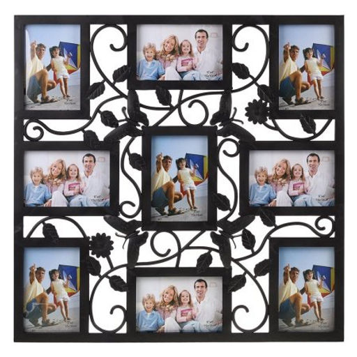Фоторамка коллаж 53х53 см бабочка / KS808 /уп 24/9 фото черная - Галеонтрейд фото 3