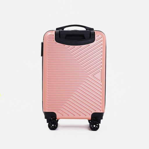 Чемодан малый 20, отдел на молнии, кодовый замок, цвет розовый - Simaland фото 5