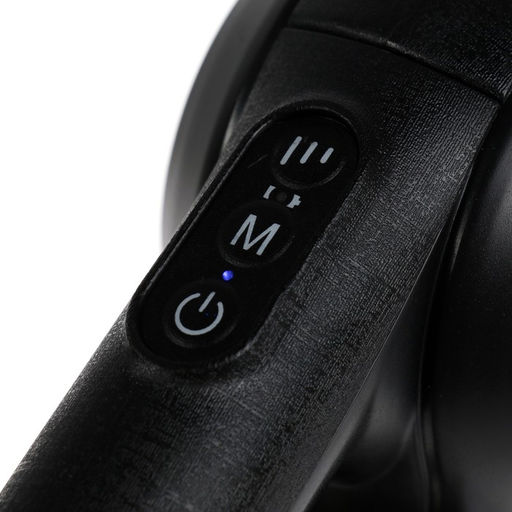 Массажёр для тела Windigo LEM-11, перкуссионный, 25 Вт, 12 насадок, 5 режимов, чёрный