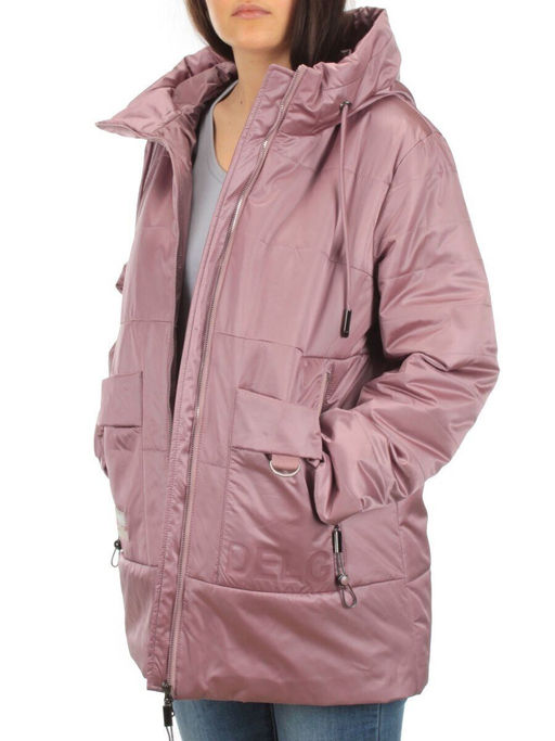 BM-1100 LILAC Куртка демисезонная женская АЛИСА (100 гр. синтепон) - Фабричный китай фото 9