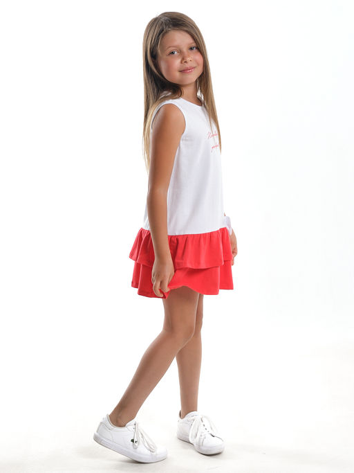 Платье UD 2996 бел/коралл - Mini maxi фото 3