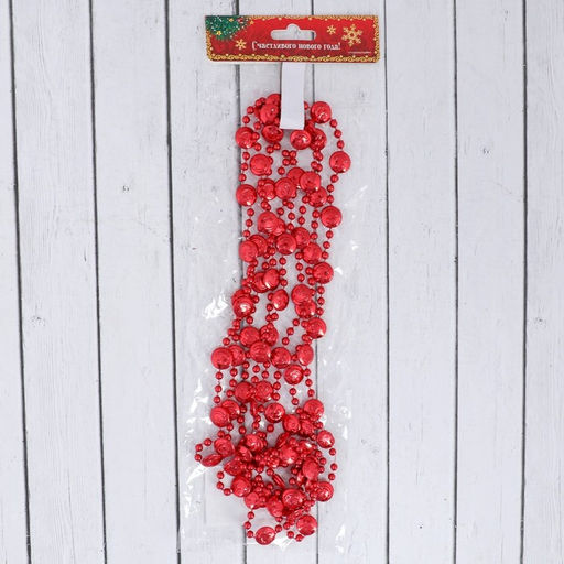 Бусы на ёлку Смайл, длина 2.7 м, МИКС - Зимнее волшебство фото 6