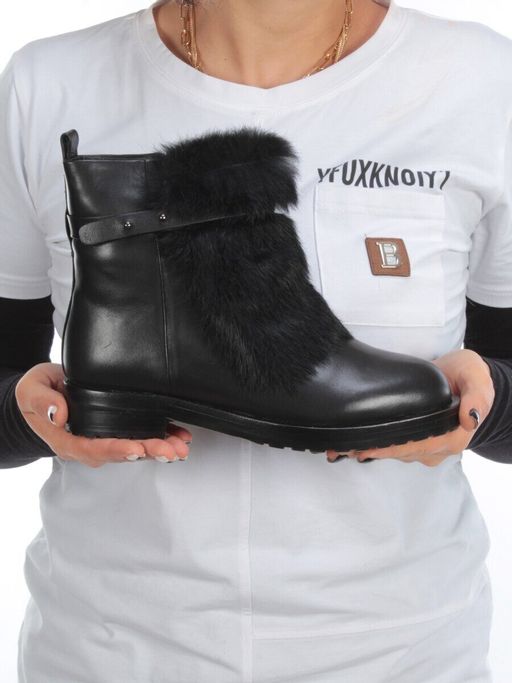 04-899E-2A1 8J25M Ботинки зимние женские (натуральная кожа, натуральный мех) - Фабричный китай фото 14