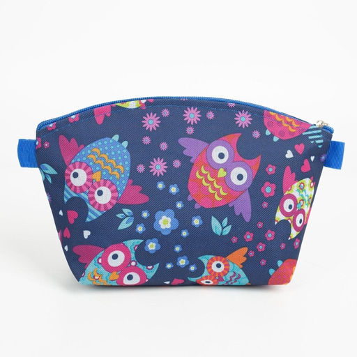 Косметичка на молнии, синяя