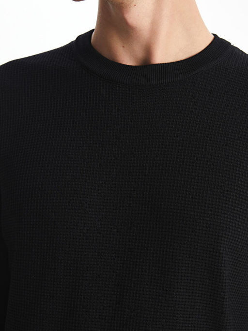 Bisiklet Yaka Erkek Triko Kazak