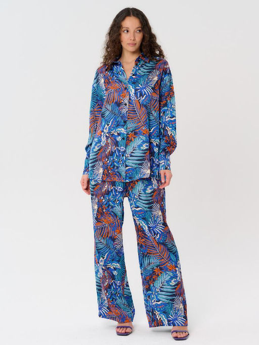 Рубашка женская 12421-33045 multicolor - Eleganzza фото 2