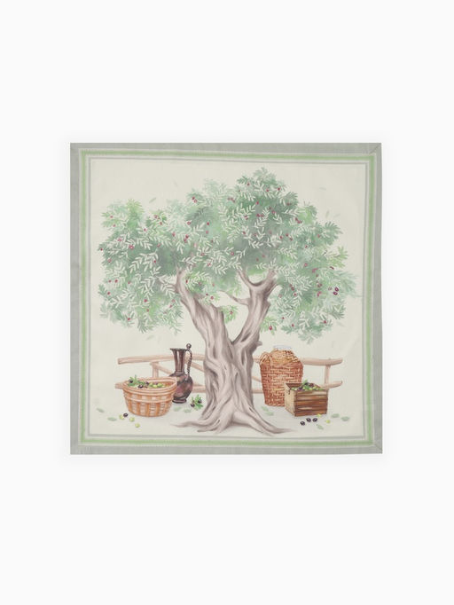 Набор кухонный «Этель» Olivia, скатерть 110×145±3 см, салфетки 40×40 см-4 шт., 100% хлопок