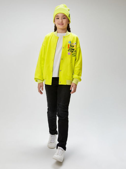 ACOOLA / Куртка детская для девочек Feira лайм  фото 2