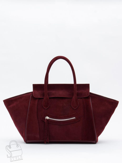 Сумка женская кожаная 999027NN wine red Natale Navetta