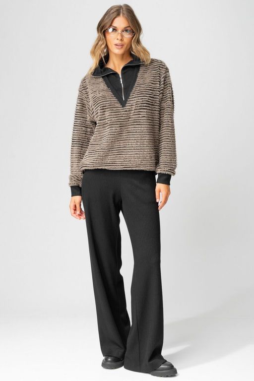 Костюм LAIKONY 383 табак+ черный  фото 5